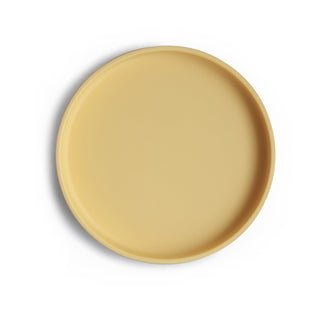 Classic Silicone Suction Plate silicone tableware Mushie Color: Daffodil