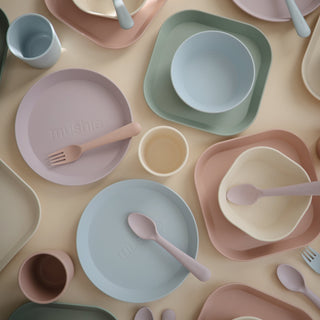 Round Dinnerware Plates, Set of 2DinnerwareMushieColor: Smoke