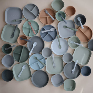 Round Dinnerware Plates, Set of 2DinnerwareMushieColor: Smoke