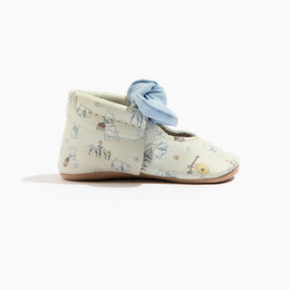 Disney Pooh Bear Linen Knotted Bow Baby Shoe Knotted Bow Mocc Freshly Picked Style: Soft Sole Size: 1