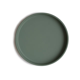 Classic Silicone Suction Plate silicone tableware Mushie Color: Dried Thyme