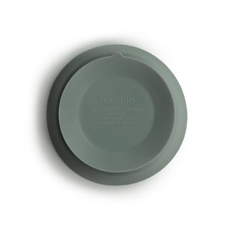 Silicone Suction Bowlsilicone tablewareMushieColor: Cambridge Blue