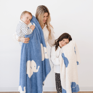 Double-Layer Bamboni® Mini Blankets Saranoni Color: Pansy Double Layer