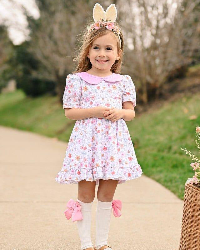 Eliza Cate and Co Girl's Vintage Twirl Dress - Spring Meadow Eliza Cate and Co Girl's Vintage Twirl Dress - Spring Meadow