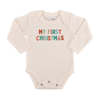 graphic bodysuit | my first christmas (long sleeve)bodysuitsFinn + EmmaColor: DefaultSize: 0-3M