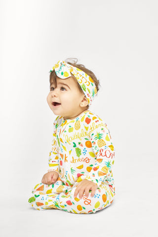 Fruit of the Spirit PJ Footed Onesie BambooOnesieHoly PalsSize: 0-3M