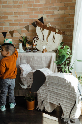 Grand Elephant Piñata - A Majestic Touch to Your Safari Adventure Party! mamaspinatas