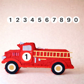 🚒 Heroic Fire Truck Piñata – Handcrafted Fire Engine Piñata for Firefighter Birthdays & Rescue-Themed Celebrations Piñata mamaspinatas