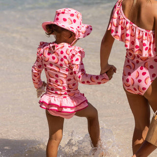 Snapper Rock Berry Sweet Reversible Bucket Hat | Baby Riddle