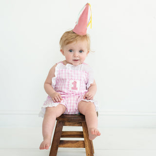 Baby Girl Smocked First Birthday Bubble Girl Bubble Seven Lantern Lane Size: 12M