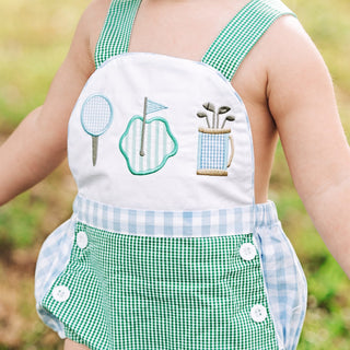 Par-Tee Golf Sunsuit Boy Bubble Seven Lantern Lane Size: 3M