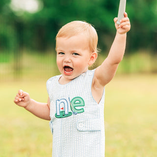 Baby Boy First Birthday Golf Hole-In-One Jon Jon Baby One-Pieces Seven Lantern Lane Size: 12M