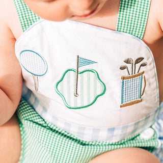 Par-Tee Golf Sunsuit Boy Bubble Seven Lantern Lane Size: 3M