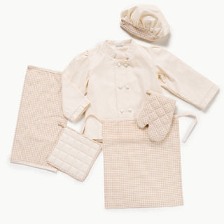 Wholesale Play Chef Dress-Up Set Gathre Color: Ivory
