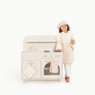 Wholesale Play Chef Dress-Up Set Gathre Color: Ivory