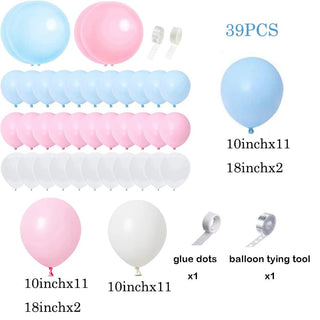 Baby Riddle Gender Reveal Balloon Arch Garland Kit | Baby Riddle