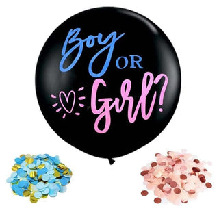 Baby Riddle Gender Reveal Balloon with Confetti | Baby Riddle