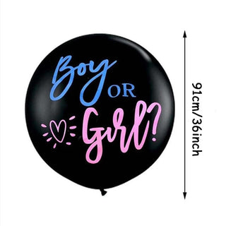 Baby Riddle Gender Reveal Balloon with Confetti | Baby Riddle