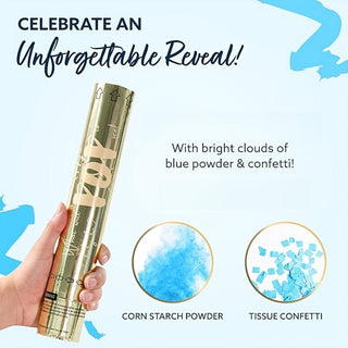 Gender Reveal Confetti CannonsBaby RiddleSelect the Color: Surprise
