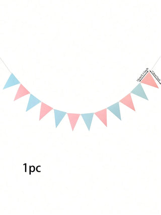 Gender Reveal Pennant Banner Baby Riddle