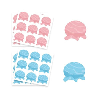 Gender Reveal Poster with Voting Stickers Baby Riddle
