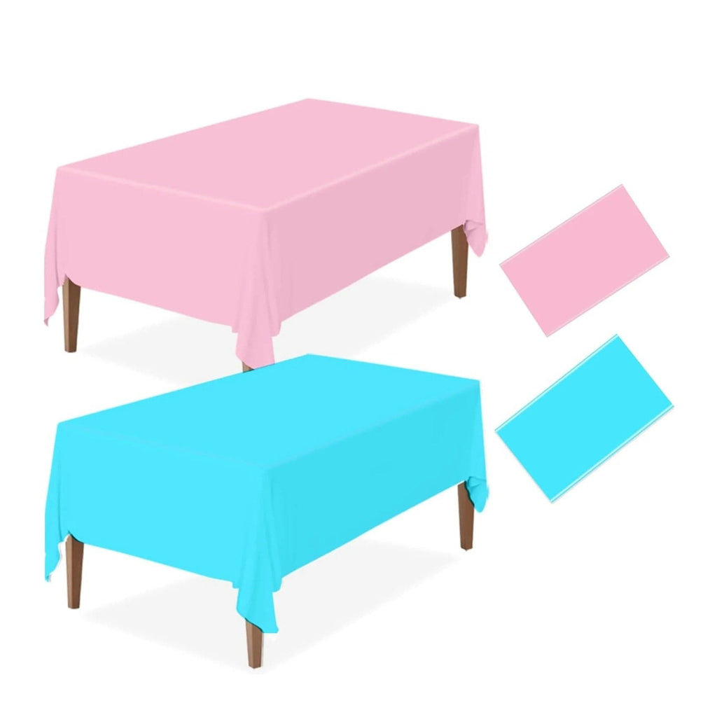 Gender Reveal Rectangle Tablecloth | Baby Riddle