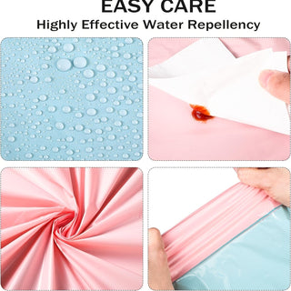 Gender Reveal Tablecloths - Pink & Blue Baby Riddle