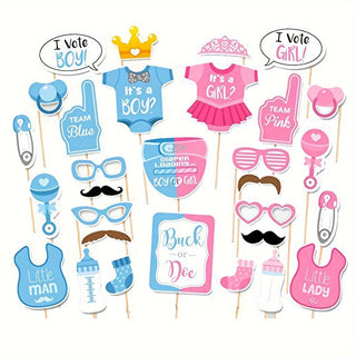 Baby Riddle Gender Reveal Party Photography Props | Baby Riddle
