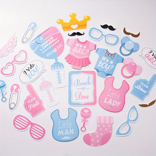 Gender Reveal Party Photography Props Baby Riddle