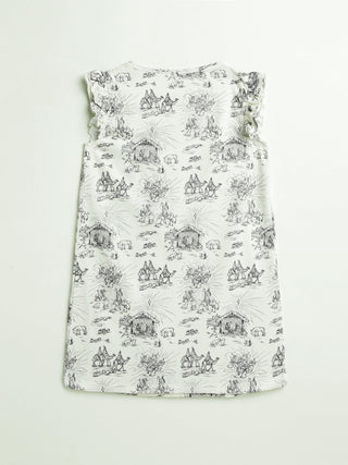 O Little Town of Bethlehem Nightgown PJ Girls Polyester Nightgown Holy Pals Size: 2-3