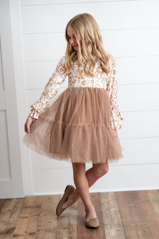 Woodland Deer Tulle Dress Dresses Oopsie Daisy Size: 3/4
