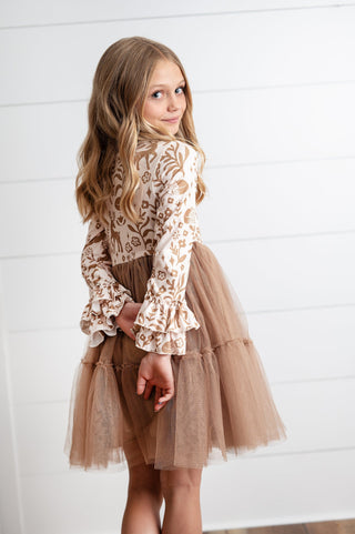 Woodland Deer Tulle Dress Dresses Oopsie Daisy Size: 3/4