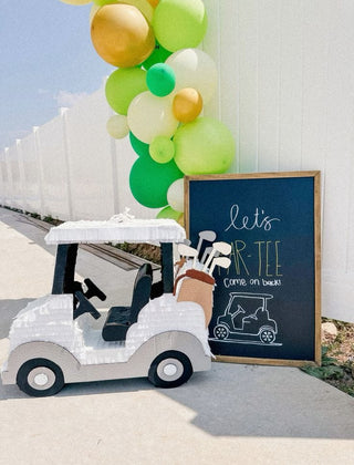 ⛳ Golf Cart Piñata – Handmade Golf Party Decoration for Birthdays, Tournaments & Sports Events Piñata mamaspinatas
