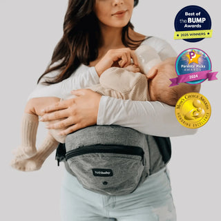 The Tushbaby Hip Carrier Baby & Toddler Tushbaby Color: Grey Design: Tushbaby