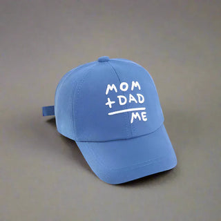 Mom Dad Me Snapback Cap RYAN AND REMI Color: Blue Size: 1-5T