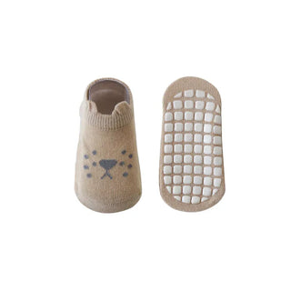 Baby Non-slip Toddler Socks RYAN AND REMI Color: Tan Size: M 1-3Y