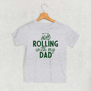 Rolling With My Dad Tee (Kids) POD - Apparel Ivy + Cloth Style: Toddler Tee Color: Heather Size: 2T