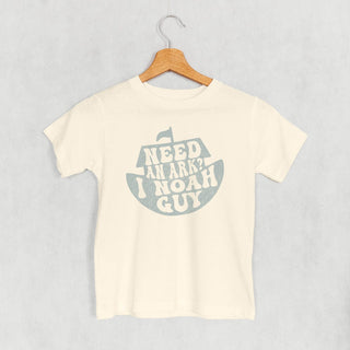Need An Ark I Noah Guy Tee (Kids) POD - Apparel Ivy + Cloth Style: Toddler Tee Color: Natural Size: 2T