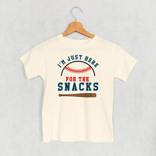 I'm Just Here For The Snacks (Kids) POD - Apparel Ivy + Cloth Style: Toddler Tee Color: Natural Size: 2T