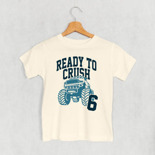 Ready To Crush 6 Tee (Kids) POD - Apparel Ivy + Cloth Style: Youth Tee Color: Natural Size: YS