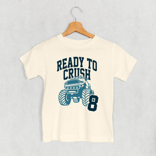 Ready To Crush 8 Tee (Kids) POD - Apparel Ivy + Cloth Style: Youth Tee Color: Natural Size: YS