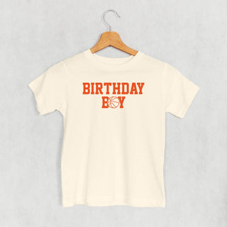 The Birthday Boy Basketball Tee (Kids) POD - Apparel Ivy + Cloth Style: Youth Tee Color: Natural Size: YS