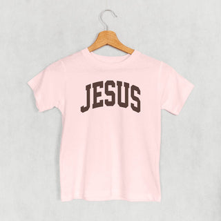 Jesus Arch Tee (Kids) POD - Apparel Ivy + Cloth Style: Toddler Tee Color: Pink Size: 2T