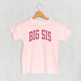 Big Sis Pink Arch Tee (Kids) POD - Apparel Ivy + Cloth Style: Toddler Tee Color: Pink Size: 2T