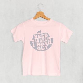 Need An Ark I Noah Guy Tee (Kids) POD - Apparel Ivy + Cloth Style: Toddler Tee Color: Pink Size: 2T