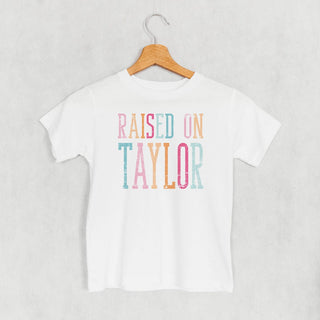 Raised On Taylor Tee (Kids) POD - Apparel Ivy + Cloth Style: Toddler Tee Color: White Size: 2T
