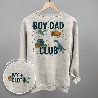 Boy Dad Club Doodles Tee (Back Print) POD - Apparel Ivy + Cloth Style: Sweatshirt Color: Oatmeal Size: S