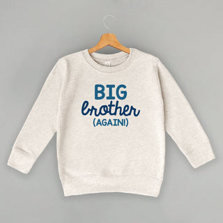 Big Brother Again Tee (Kids) POD - Apparel Ivy + Cloth Style: Toddler Crewneck Color: Natural Heather Size: 2T