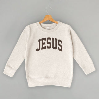Jesus Arch Tee (Kids) POD - Apparel Ivy + Cloth Style: Toddler Crewneck Color: Natural Heather Size: 2T