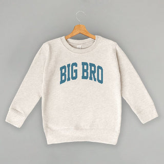 Big Bro Blue Arch Tee (Kids) POD - Apparel Ivy + Cloth Style: Toddler Crewneck Color: Natural Heather Size: 2T